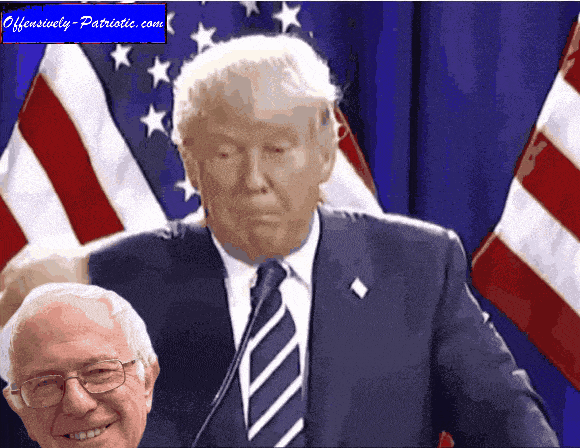 Meme: Trump Bing Bongs Bernie and AOC